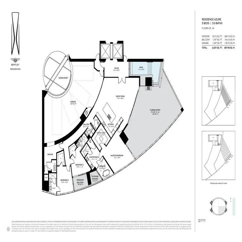 Bentley Residences floor plan 5
