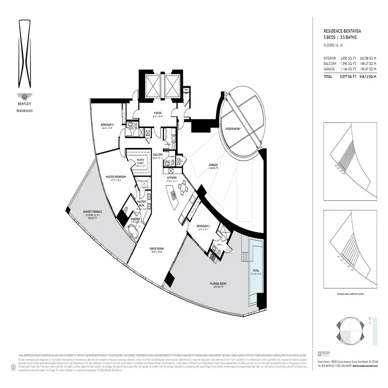 Bentley Residences floor plan 6