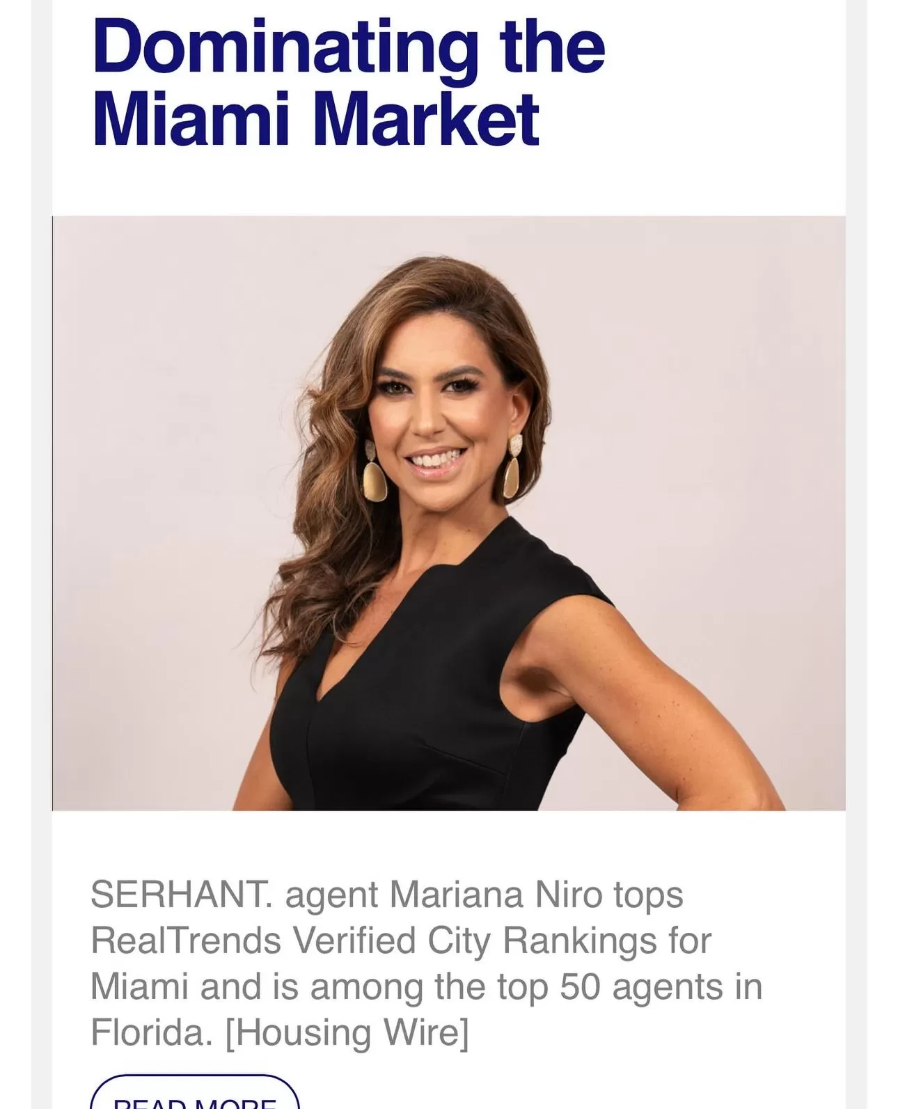 HousingWire: Dominating the Miami market.